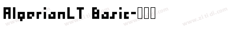 AlgerianLT Basic字体转换